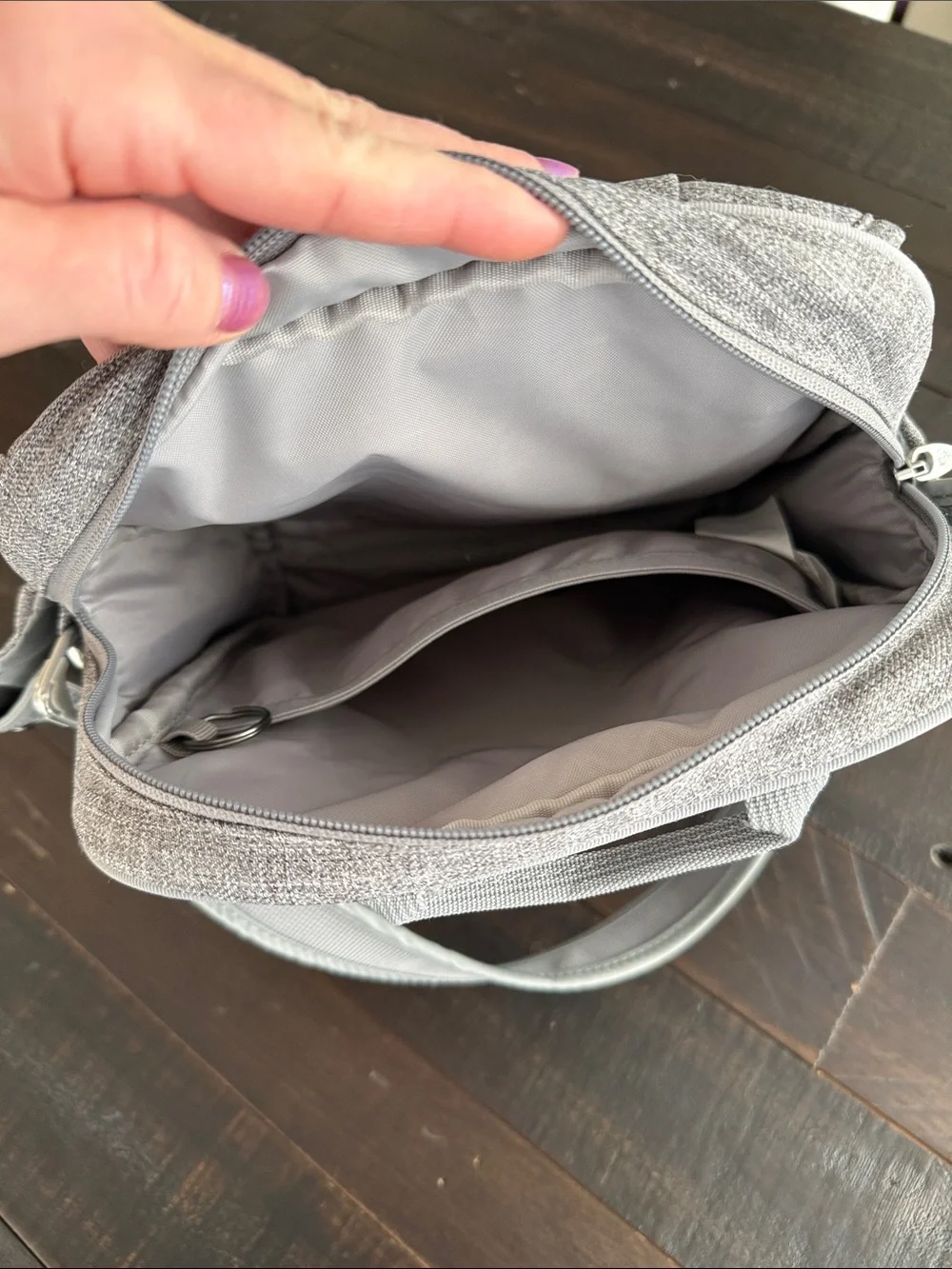 Pacsafe Gray Crossbody RFID Bag - anti theft